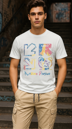 Men's Random Direction Streetwear Classic Fit T-shirt