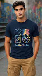 Men's Random Direction Streetwear Classic Fit T-shirt