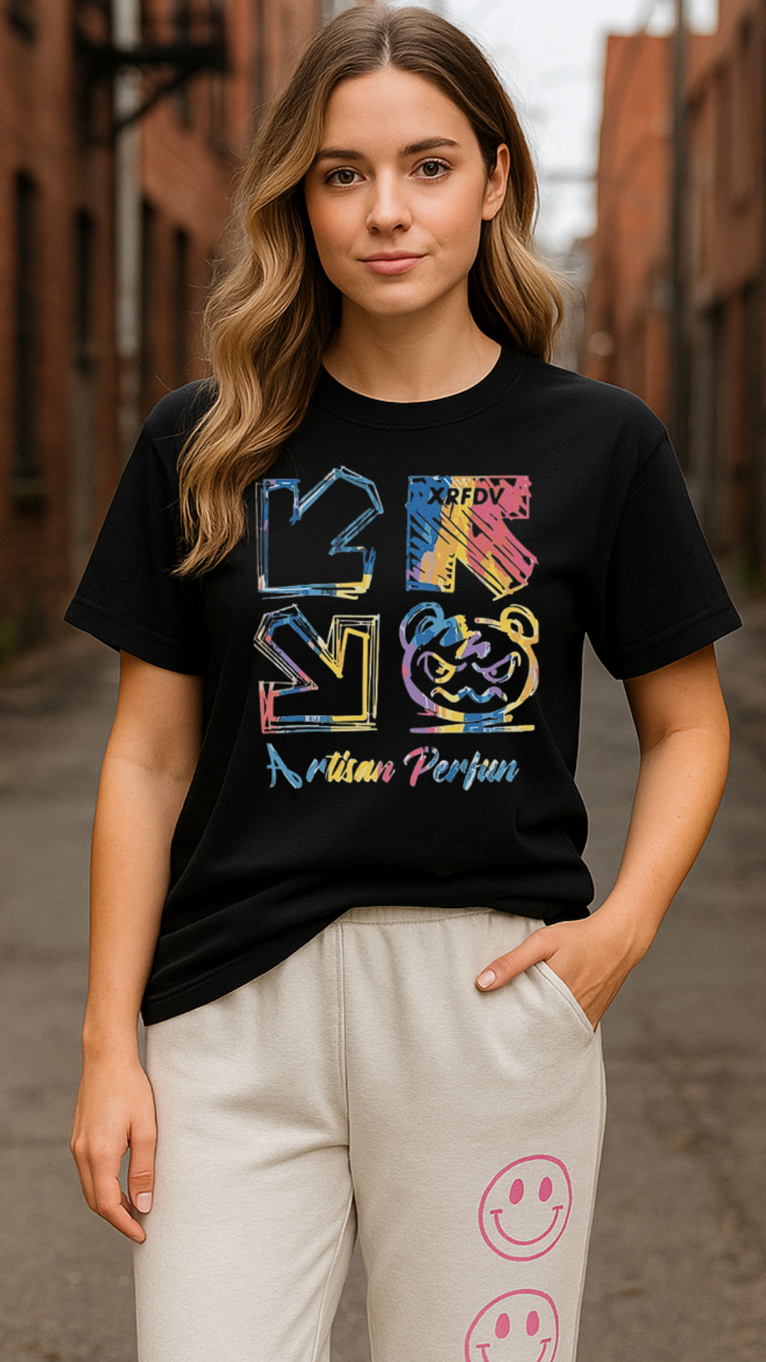 Women's Multi Direction Streetwear Classic Fit T-shirt