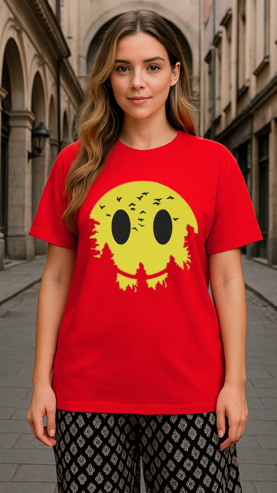 Women's Night Smile Acid & Punk Classic Fit T-shirt