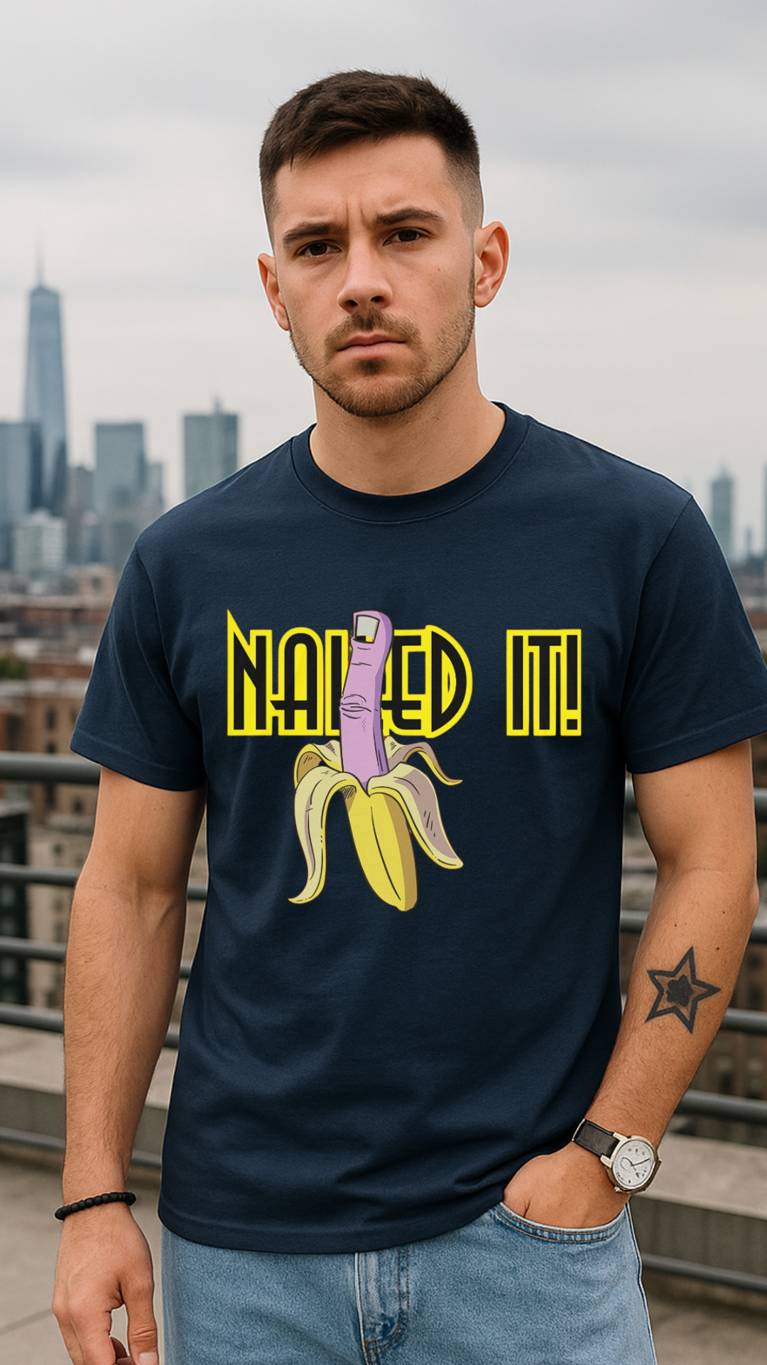 Men's Nailed It Streetwear Classic Fit T-shirt