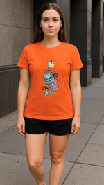Women's Evil Cat Streetwear Classic Fit T-shirt
