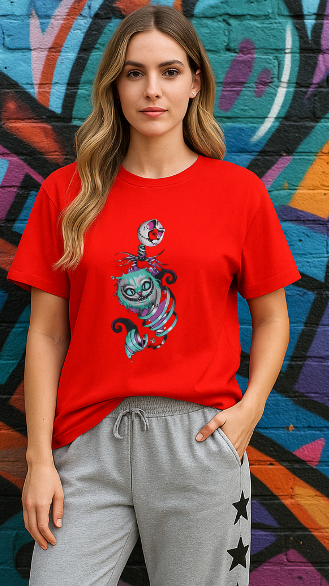Women's Evil Cat Streetwear Classic Fit T-shirt