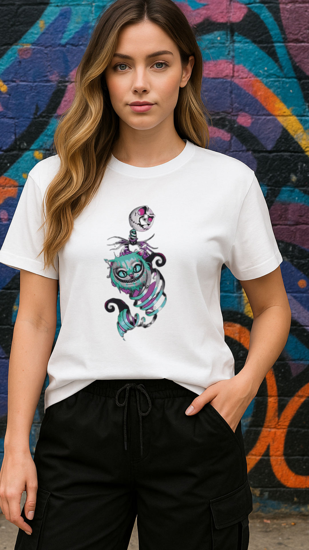 Women's Evil Cat Streetwear Classic Fit T-shirt