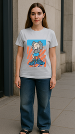 Women's Dumb Skull Streetwear Classic Fit T-shirt