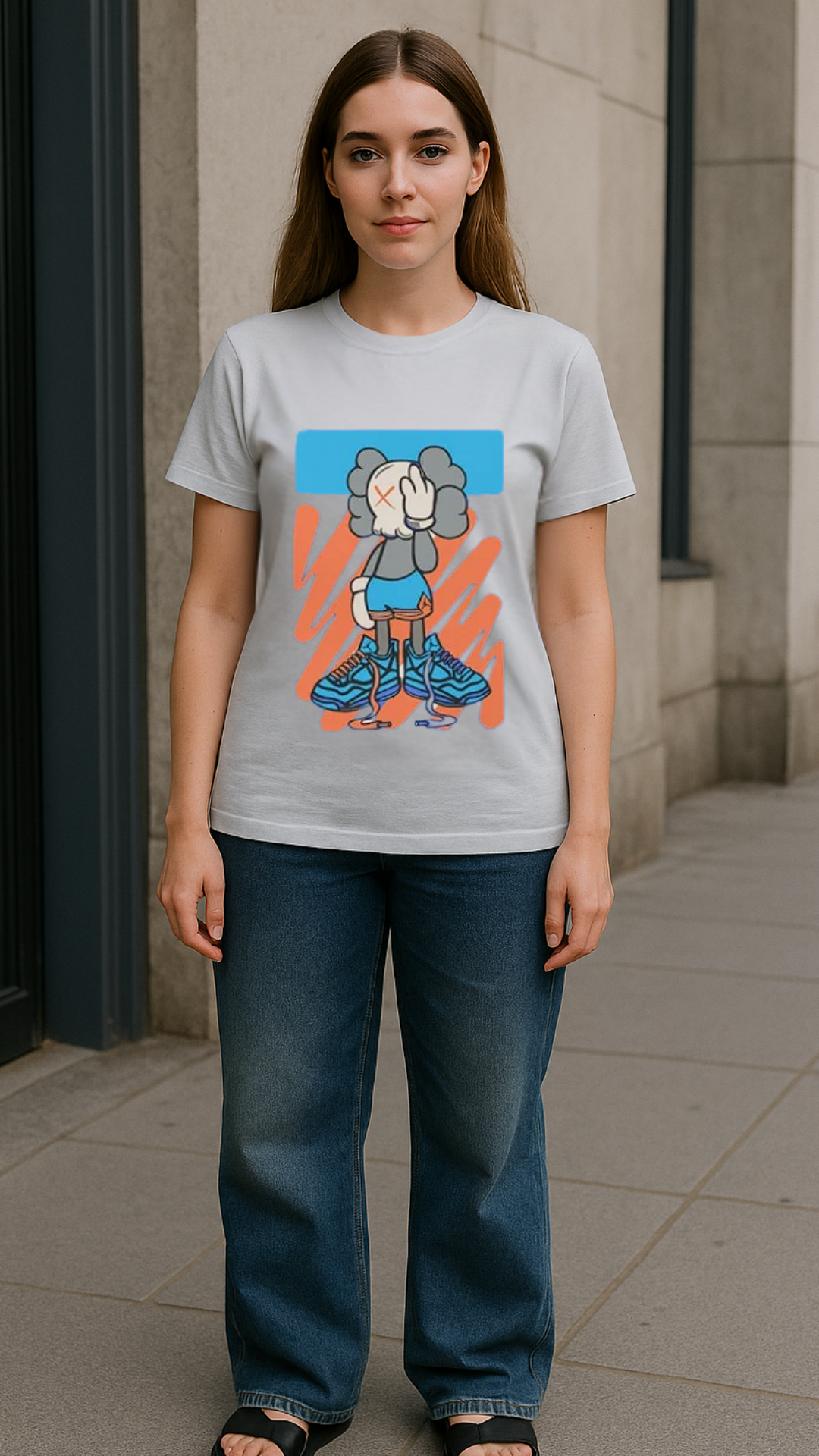 Women's Dumb Skull Streetwear Classic Fit T-shirt