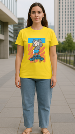 Women's Dumb Skull Streetwear Classic Fit T-shirt