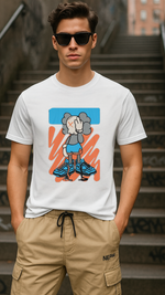Men's Dumb Skull Dude Streetwear Classic Fit T-shirt