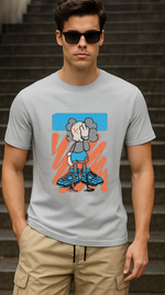 Men's Dumb Skull Dude Streetwear Classic Fit T-shirt