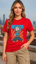 Women's Dumb Skull Streetwear Classic Fit T-shirt