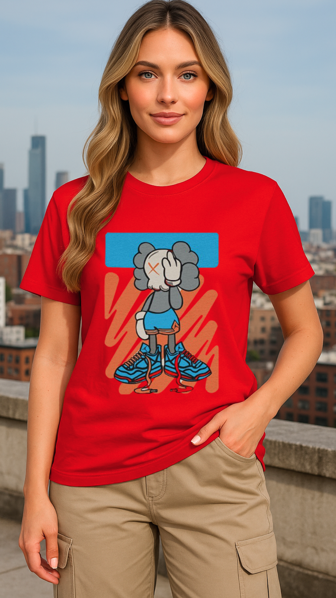 Women's Dumb Skull Streetwear Classic Fit T-shirt