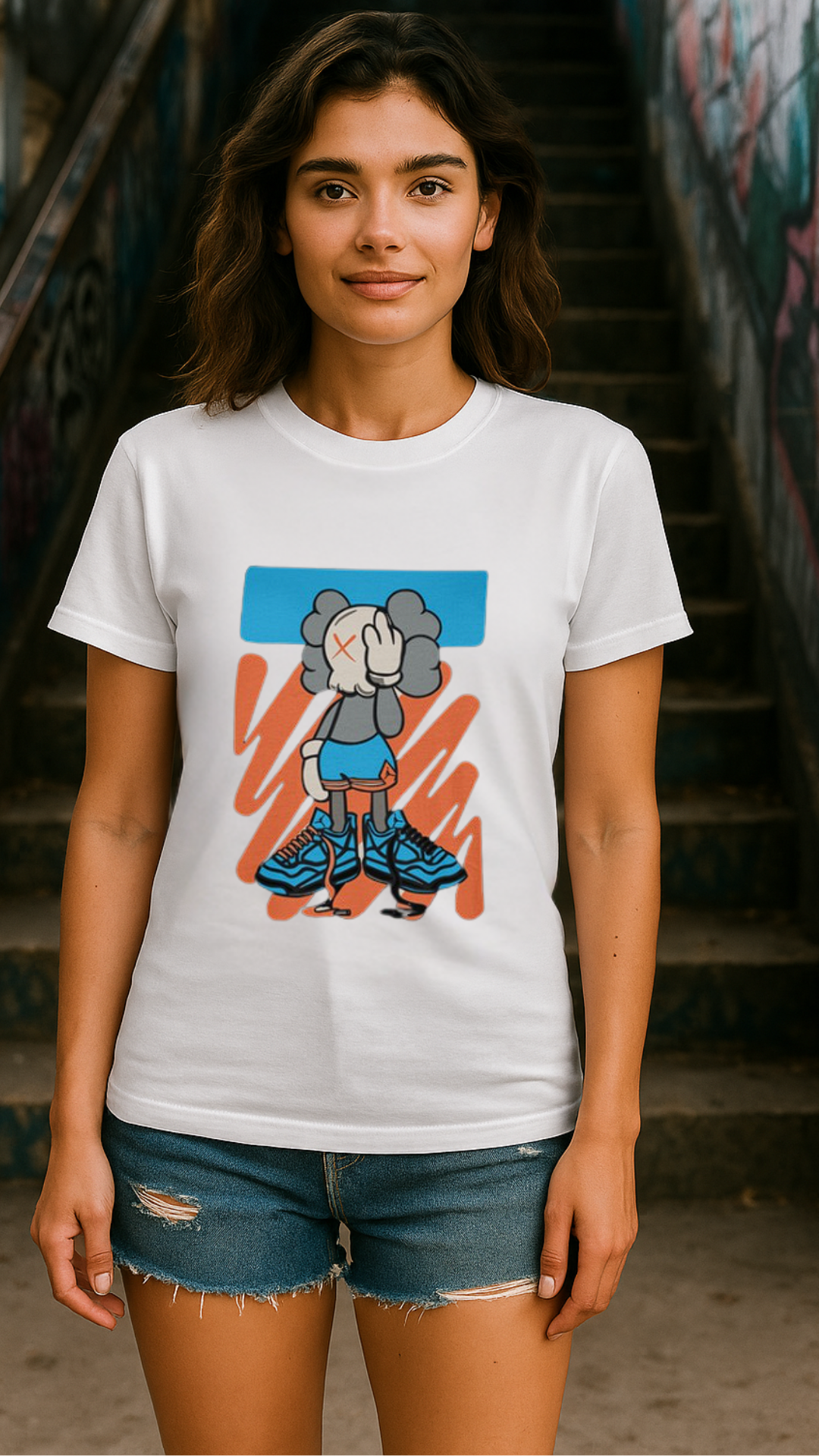 Women's Dumb Skull Streetwear Classic Fit T-shirt