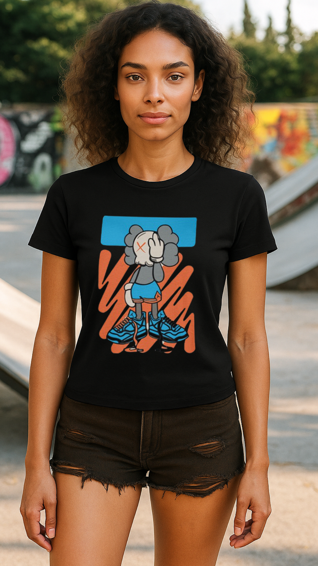 Women's Dumb Skull Streetwear Classic Fit T-shirt