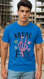 Men's ABCDEF Streetwear Classic Fit T-shirt