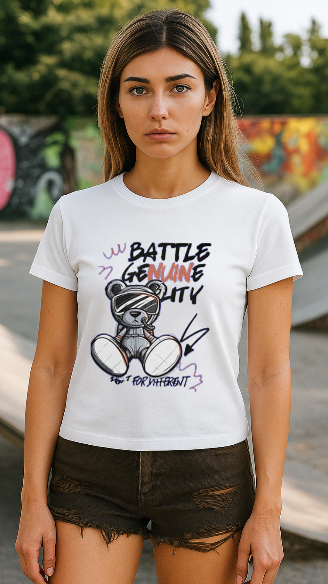 Women's Battle Genuine Streetwear Classic Fit T-shirt