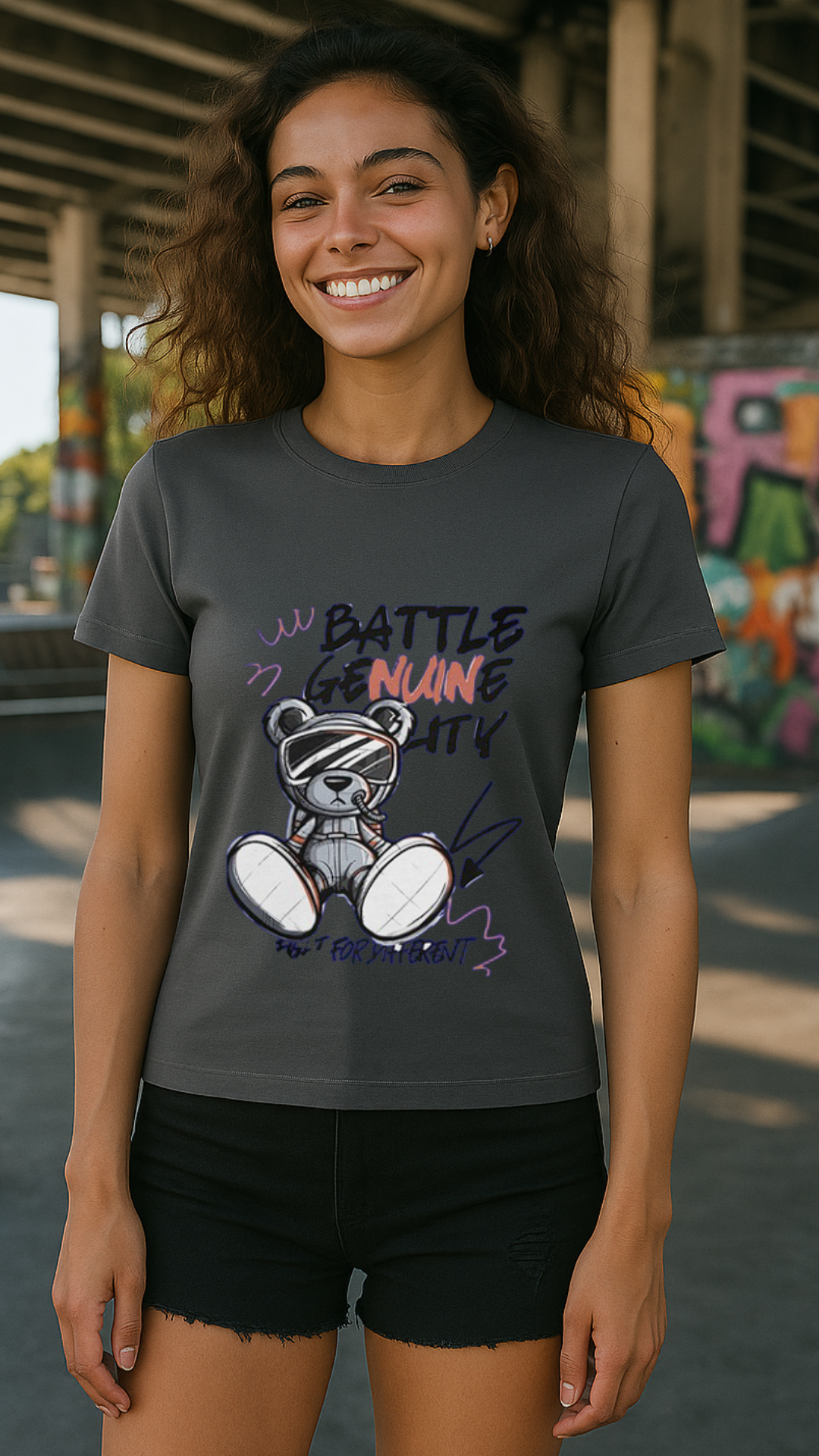 Women's Battle Genuine Streetwear Classic Fit T-shirt