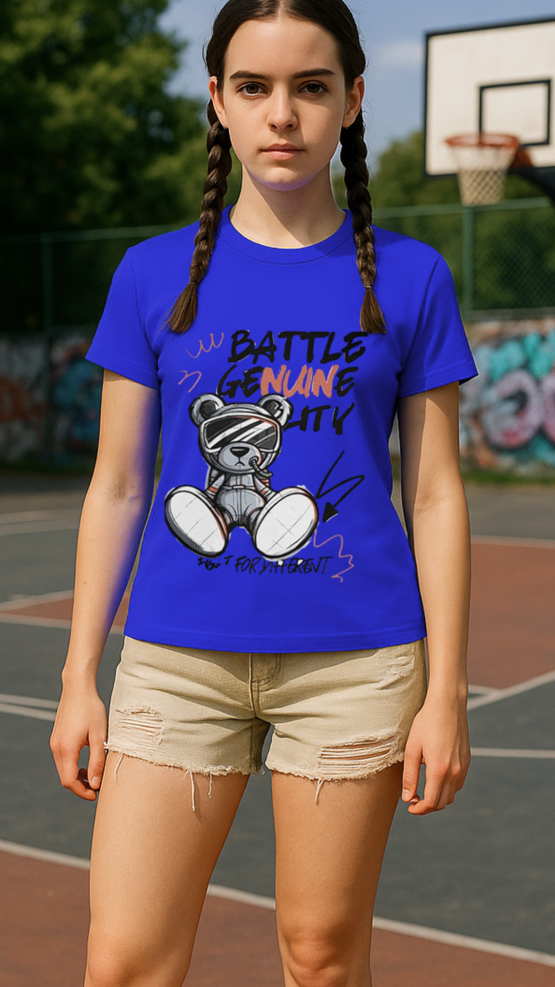 Women's Battle Genuine Streetwear Classic Fit T-shirt