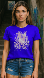 Women's Spray Skull Streetwear Classic Fit T-shirt