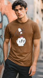 Men's Middle Finger Streetwear Classic Fit T-shirt