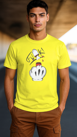 Men's Middle Finger Streetwear Classic Fit T-shirt