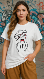 Women's Middle Finger Acid & Punk Classic Fit T-shirt