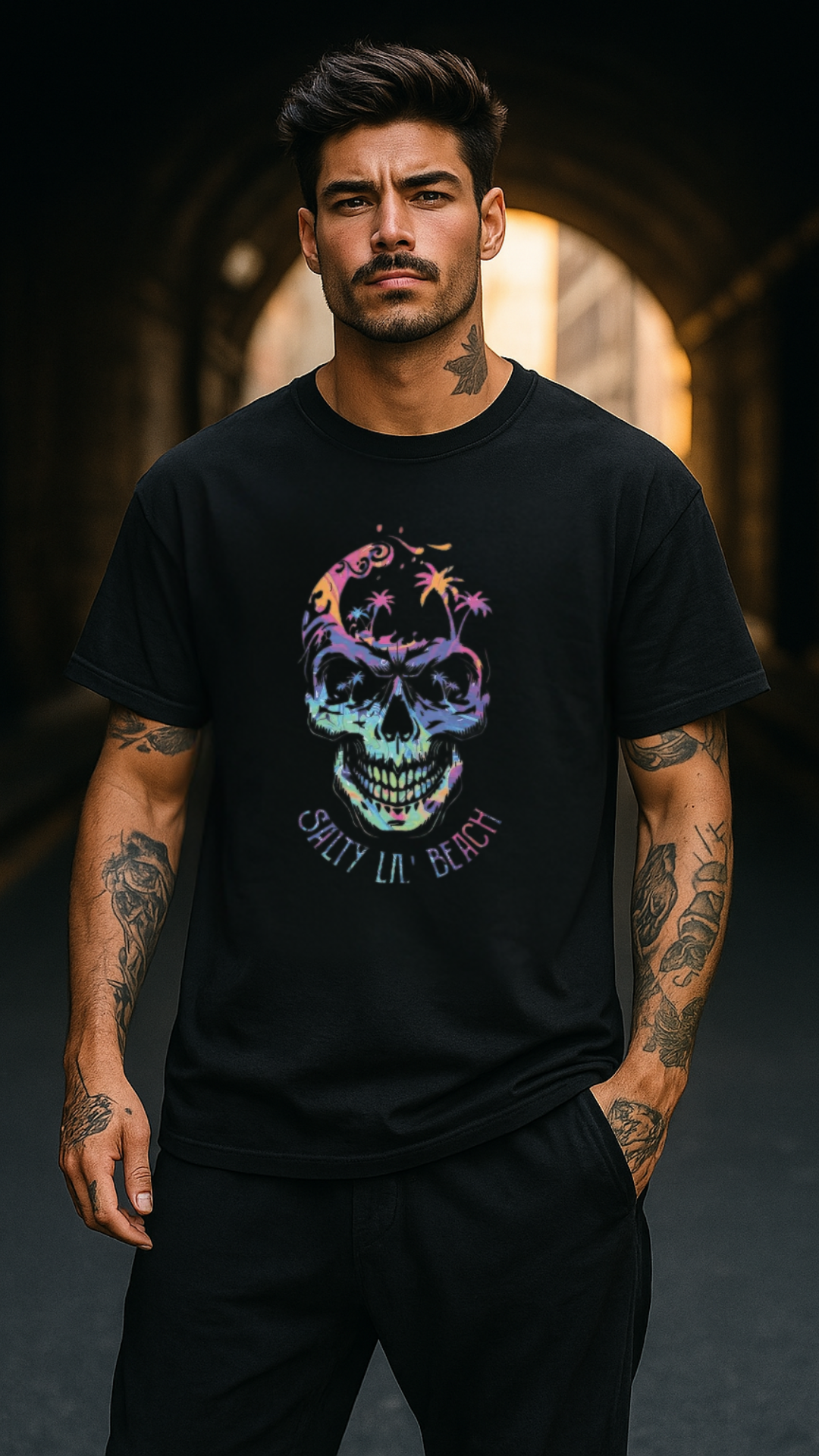 Men's Salty Lil Beach Streetwear Classic Fit T-shirt