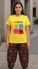 Women's Cool Bears Streetwear Classic Fit T-shirt