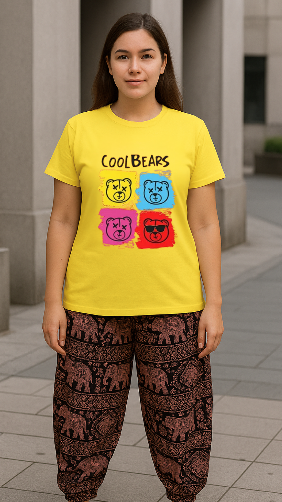Women's Cool Bears Streetwear Classic Fit T-shirt