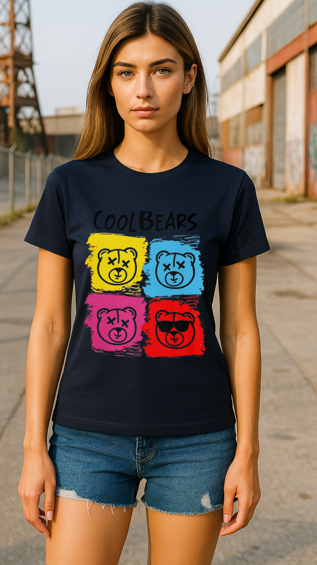 Women's Cool Bears Streetwear Classic Fit T-shirt