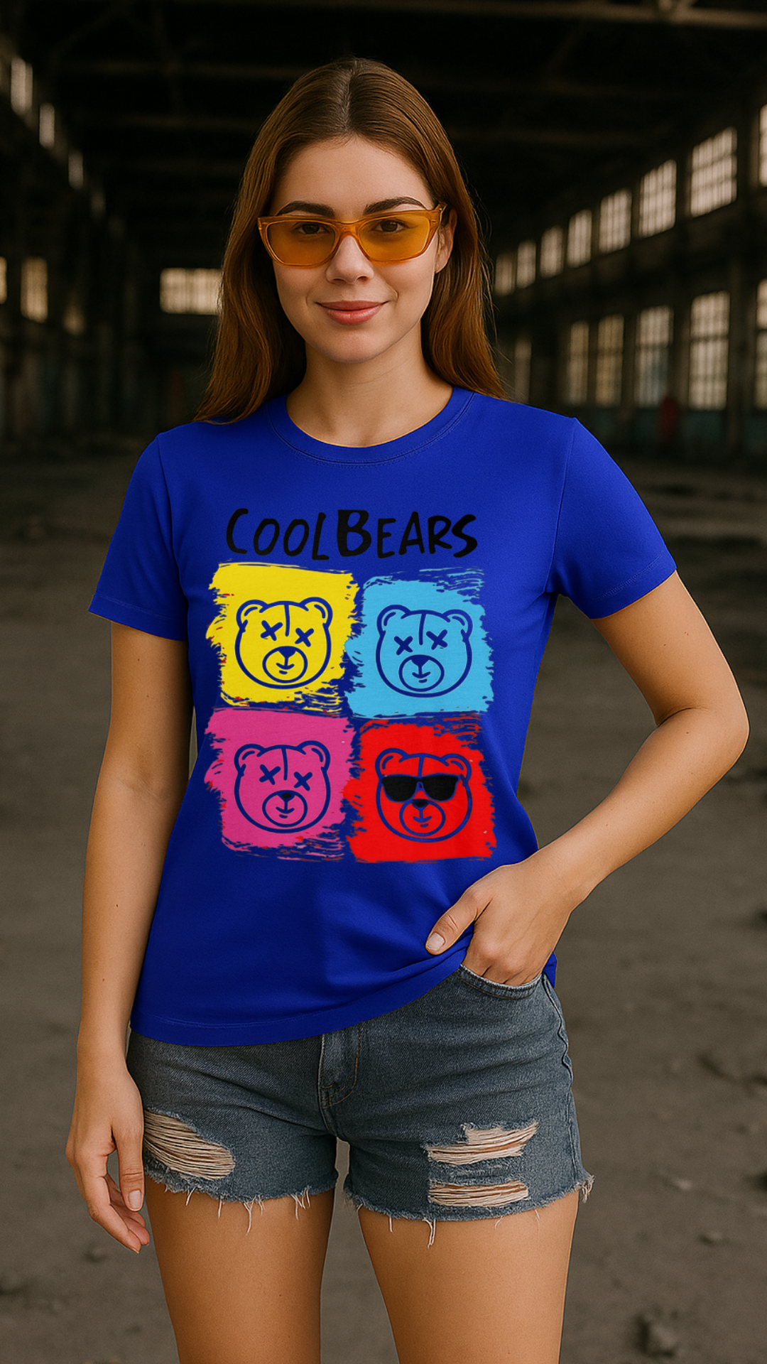 Women's Cool Bears Streetwear Classic Fit T-shirt