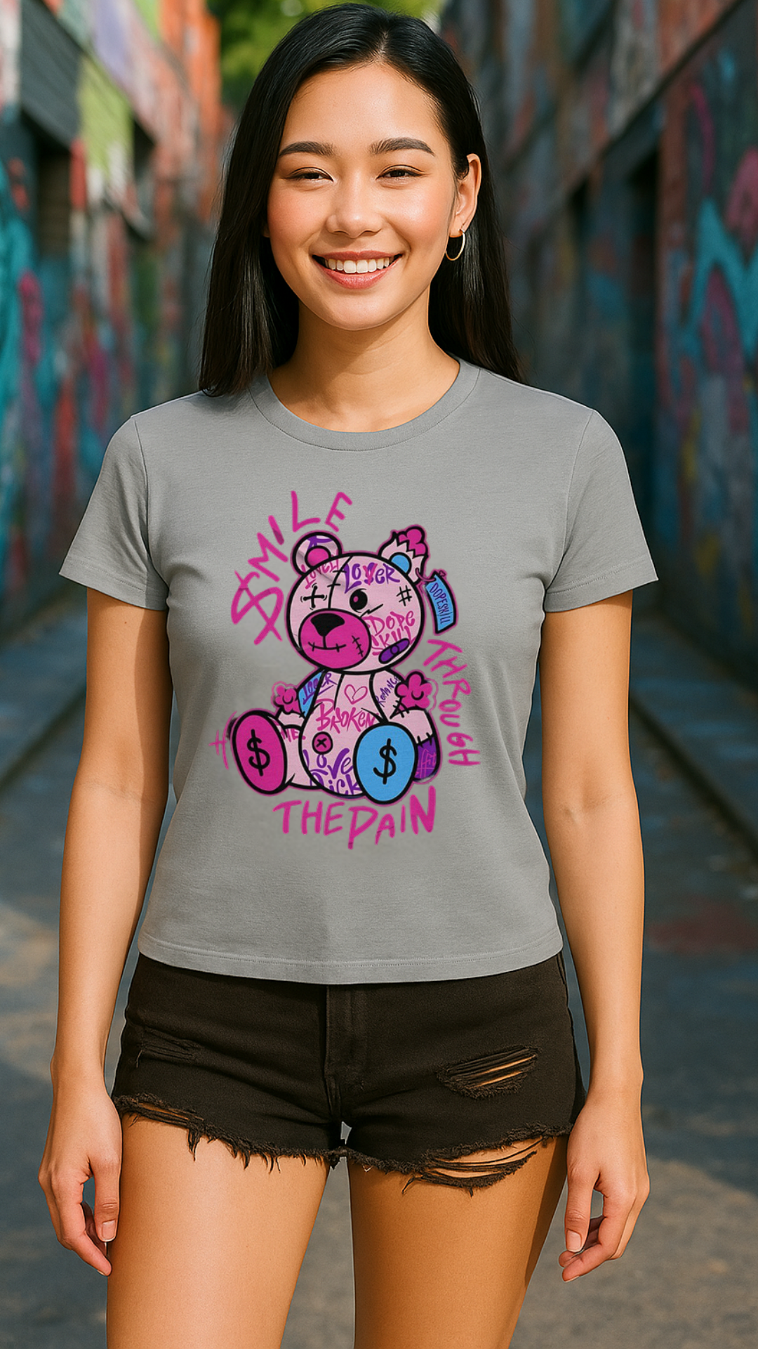 Women's The Pain Streetwear Classic Fit T-shirt