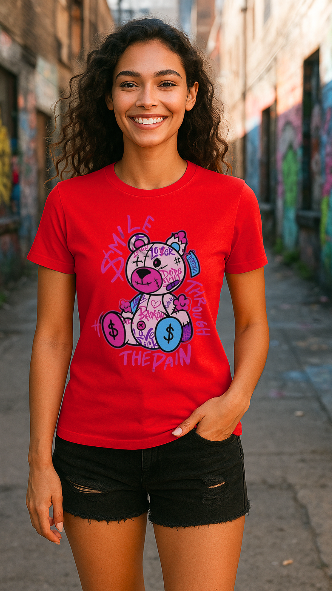 Women's The Pain Streetwear Classic Fit T-shirt