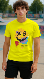 Men's Smile Mood Streetwear Classic Fit T-shirt