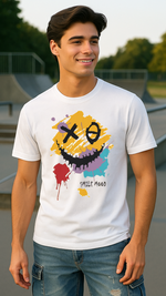 Men's Smile Mood Streetwear Classic Fit T-shirt