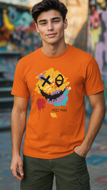 Men's Smile Mood Streetwear Classic Fit T-shirt