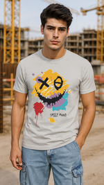Men's Smile Mood Streetwear Classic Fit T-shirt