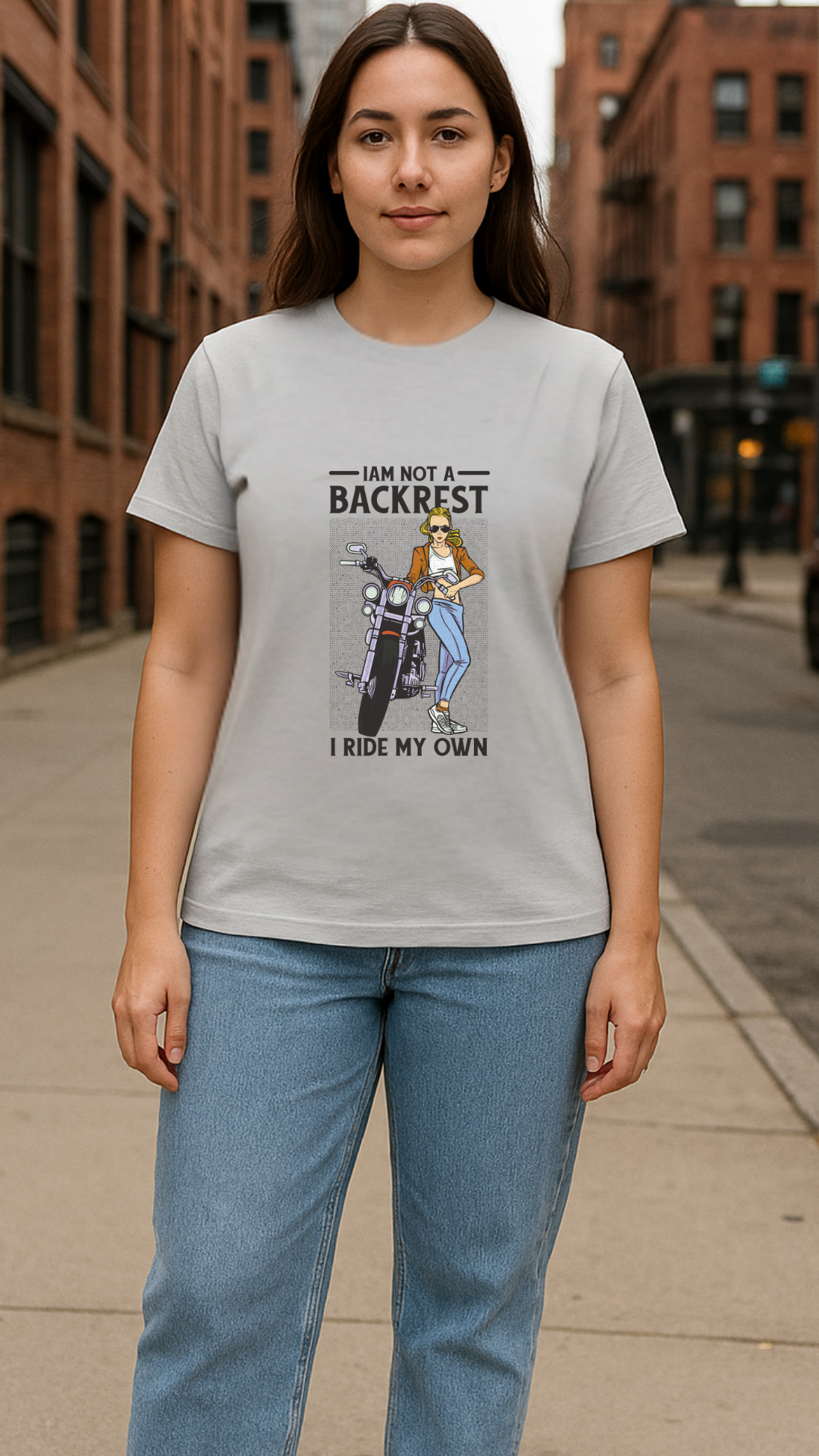 Women's Not a Backrest Streetwear Classic Fit T-shirt