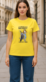 Women's Not a Backrest Streetwear Classic Fit T-shirt
