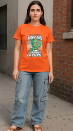 Women's Morning People Abstract Classic Fit T-shirt