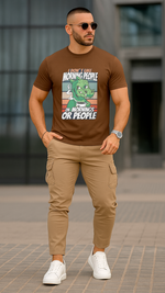 Men's Morning People Streetwear Classic Fit T-shirt