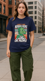 Women's Morning People Abstract Classic Fit T-shirt