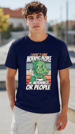 Men's Morning People Streetwear Classic Fit T-shirt