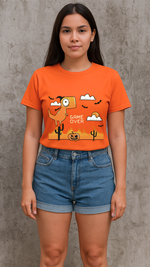 Women's Game Over Abstract Classic Fit T-shirt