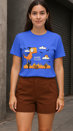 Women's Game Over Abstract Classic Fit T-shirt