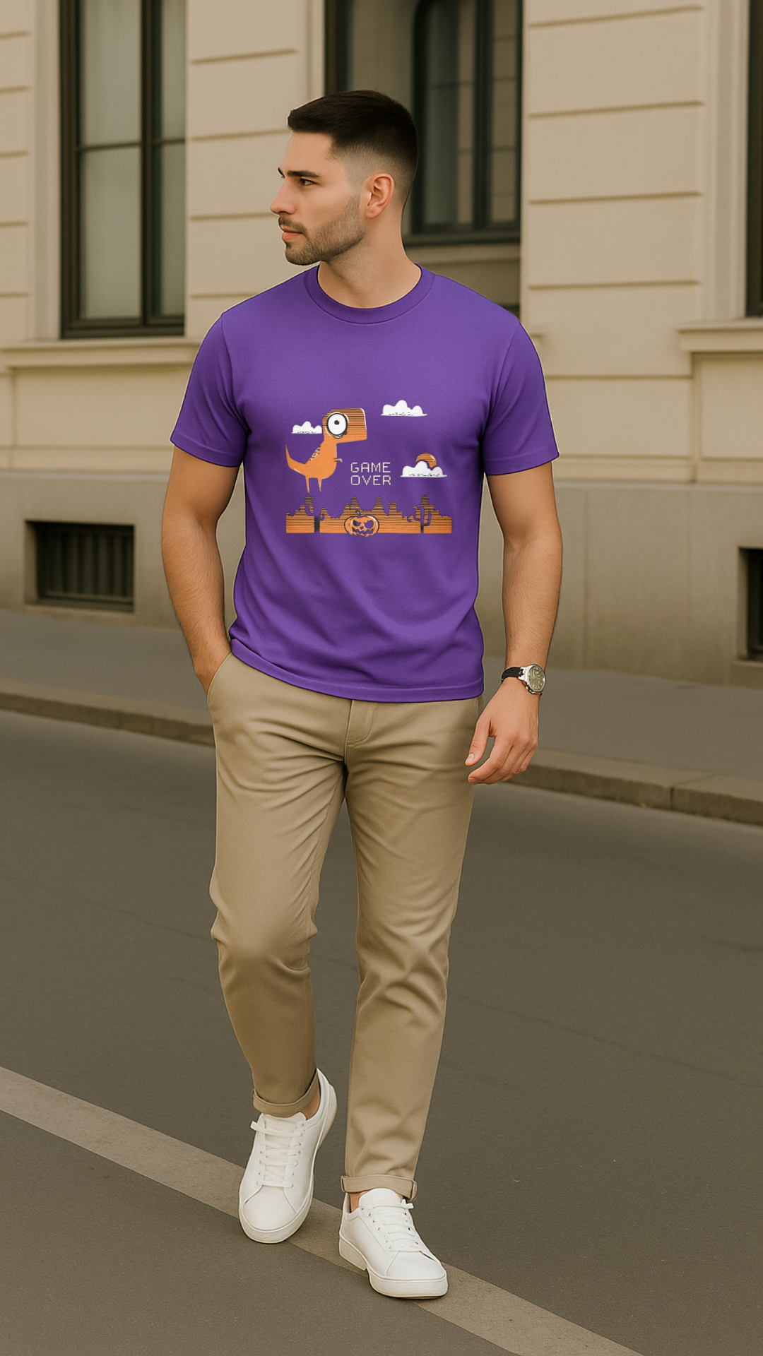 Men's Game Over Streetwear Classic Fit T-shirt