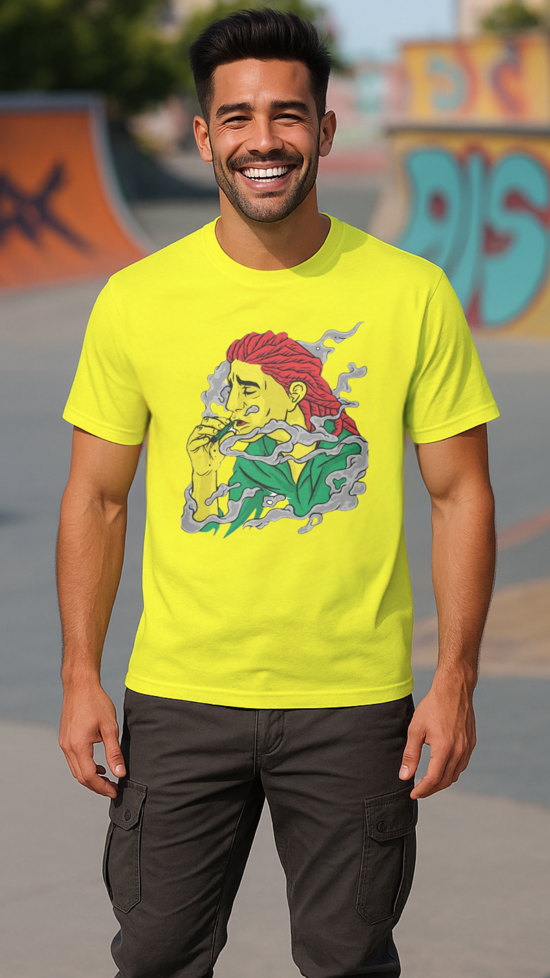 Men's Smoking Streetwear Classic Fit T-shirt