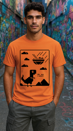 Men's Dino Streetwear Classic Fit T-shirt