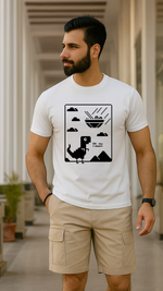 Men's Dino Streetwear Classic Fit T-shirt