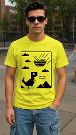 Men's Dino Streetwear Classic Fit T-shirt