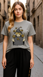Women's Cat Wizard Acid & Punk Classic Fit T-shirt